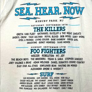 Sea Hear Now Tour Shirt
